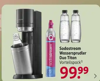 Rossmann Sodastream wassersprudler duo titan Angebot