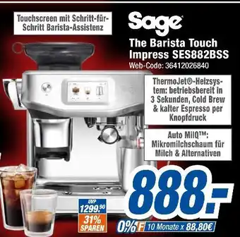 Expert Sage the barista touch impress ses882bss Angebot