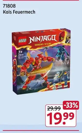 Rossmann Lego ninjago 71808 kais feuermech Angebot