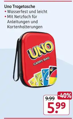 Rossmann Uno tragetasche Angebot