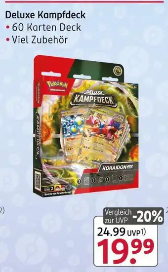 Rossmann Pokemon deluxe kampfdeck Angebot