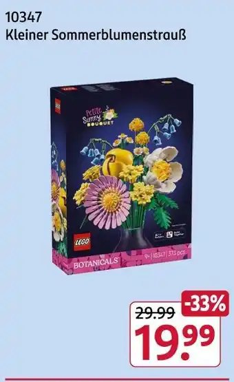 Rossmann Lego kleiner sommerblumenstrauß Angebot