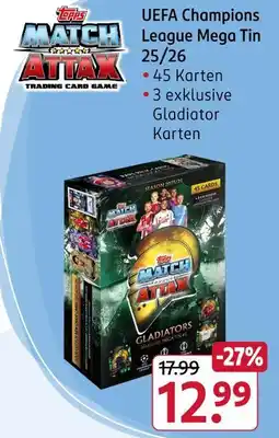 Rossmann Uefa champions league mega tin 25/26 Angebot