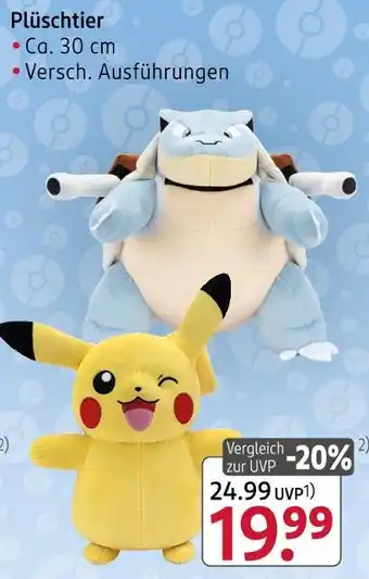 Rossmann Plüschtier Angebot