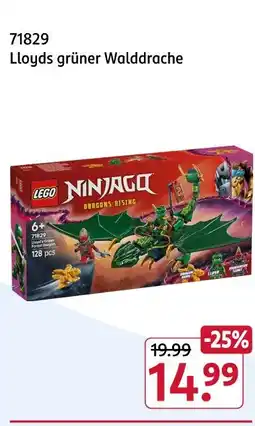 Rossmann Lego lloyds grüner walddrache Angebot