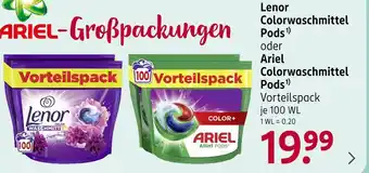 Rossmann Lenor / ariel colorwaschmittel pods Angebot