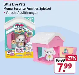 Rossmann Little live pets mama surprise families spielset Angebot