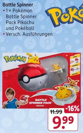 Rossmann Pokémon battle spinner Angebot