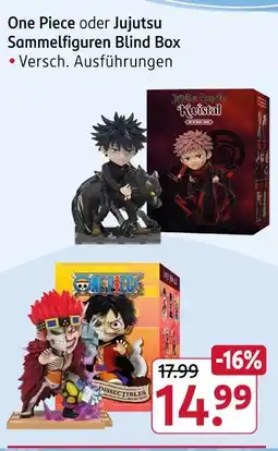 Rossmann One piece oder jujutsu sammelfiguren blind box Angebot