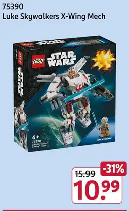 Rossmann Lego 75390 luke skywalkers x-wing mech Angebot