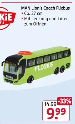 Rossmann Flixbus man lion’s coach flixbus Angebot