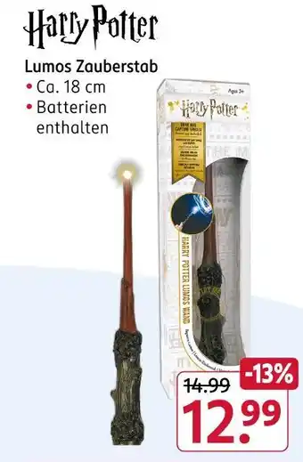 Rossmann Harry potter lumos zauberstab Angebot