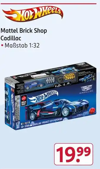 Rossmann Hot wheels mattel brick shop cadillac Angebot