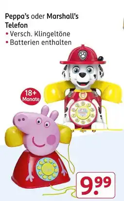 Rossmann Peppa's telefon Angebot
