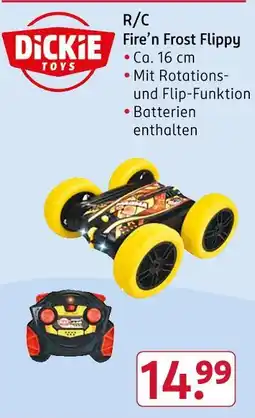 Rossmann Dickie toys r/c fire’n frost flippy Angebot