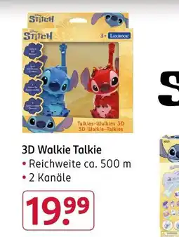 Rossmann Lexibook 3d walkie talkie Angebot