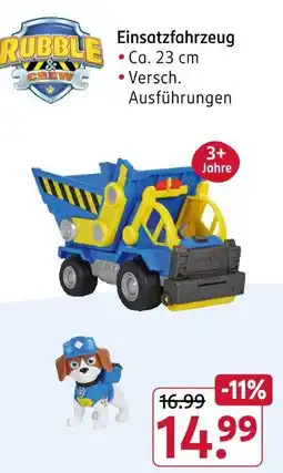 Rossmann Rubble & crew einsatzfahrzeug Angebot