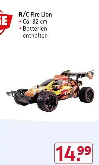 Rossmann R/c fire lion Angebot