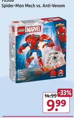 Rossmann Lego spider-man mech vs. anti-venom Angebot
