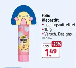 Rossmann Folia klebestift Angebot