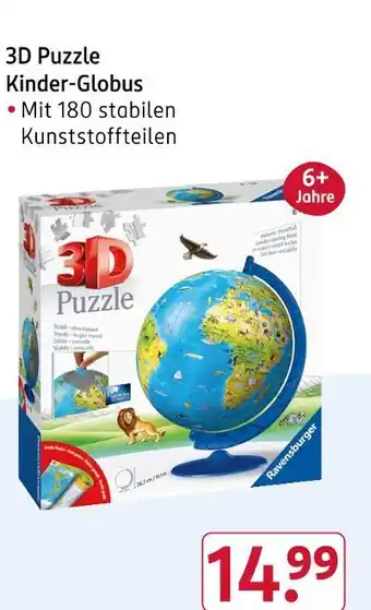 Rossmann 3d puzzle kinder-globus Angebot