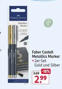 Rossmann Faber castell metallics marker Angebot