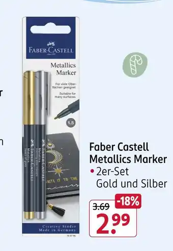 Rossmann Faber castell metallics marker Angebot