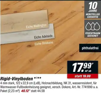 toom Baumarkt Rigid-vinylboden Angebot