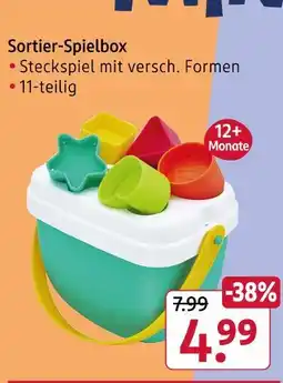 Rossmann Sortier-spielbox Angebot