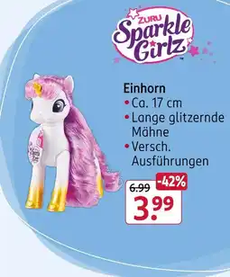 Rossmann Zuru sparkle girlz einhorn Angebot