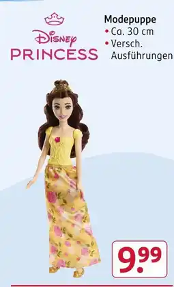 Rossmann Disney princess modepuppe Angebot