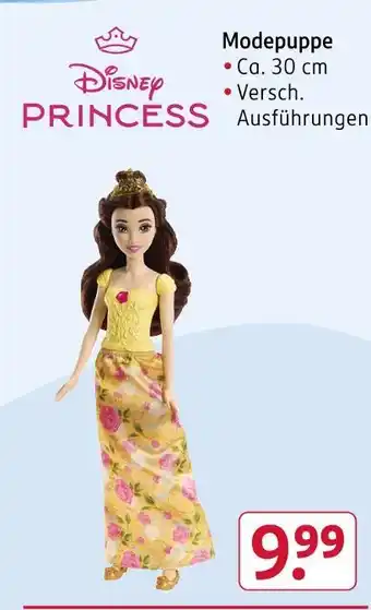 Rossmann Disney princess modepuppe Angebot