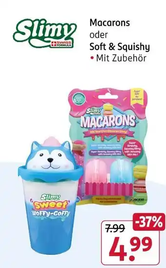 Rossmann Slimy macarons oder soft & squishy Angebot