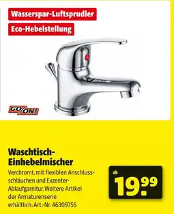 Hagebau Go/on! waschtisch-einhebelmischer Angebot