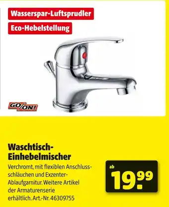 Hagebau Go/on! waschtisch-einhebelmischer Angebot