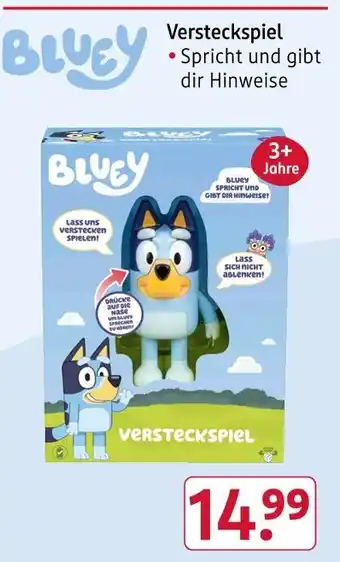 Rossmann Bluey versteckspiel Angebot