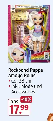 Rossmann Amaya raine rockband puppe amaya raine Angebot