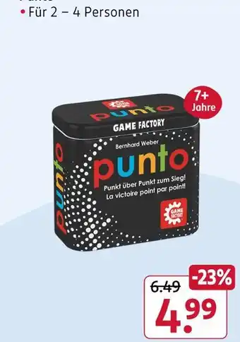 Rossmann Game factory punto Angebot