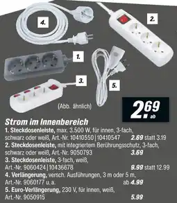 toom Baumarkt Steckdosenleiste für innen Angebot