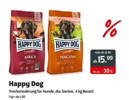 Das Futterhaus Happy dog trockennahrung für hunde Angebot