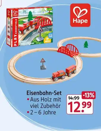 Rossmann Hape eisenbahn-set Angebot