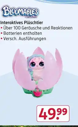 Rossmann Bloomables interaktives plüschtier Angebot