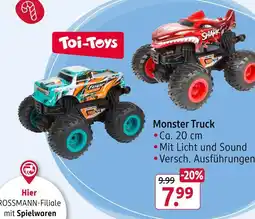 Rossmann Toi-toys monster truck Angebot