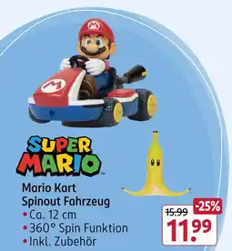 Rossmann Super mario mario kart spinout fahrzeug Angebot