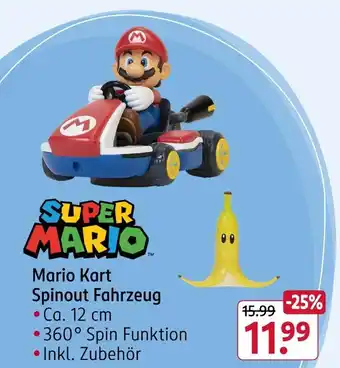Rossmann Super mario mario kart spinout fahrzeug Angebot