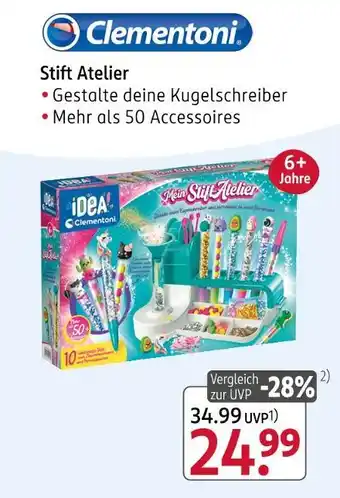 Rossmann Clementoni stift atelier Angebot