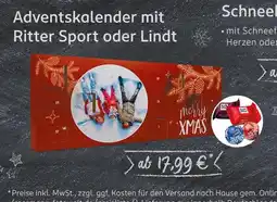 Rossmann Adventskalender ritter sport oder lindt Angebot