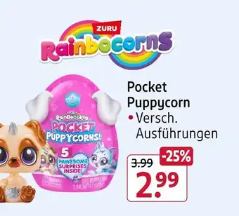 Rossmann Zuru pocket puppycorn Angebot