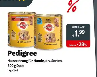 Das Futterhaus Pedigree nassnahrung für hunde Angebot