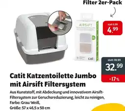 Das Futterhaus Catit katzentoilette jumbo mit airsift filtersystem Angebot